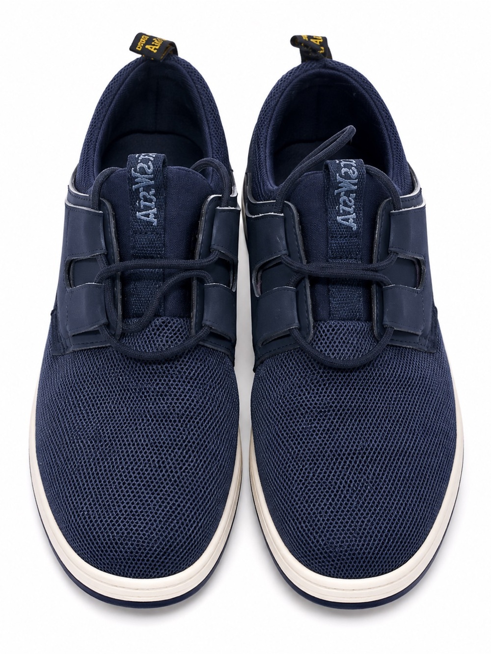 Dr. Martens Navy Mesh Lace-Up Sneakers